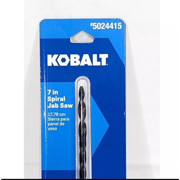 Kobalt 7 In Spiral Jab Saw 5024415 With Bi-Material Handle & Carbon Steel Blade - Picture 3 of 7